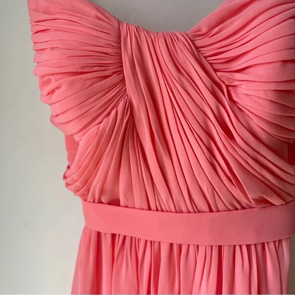 NWT DESSY Collection salmon / ginger pink prom dress / evening gown - Picture 4 of 14